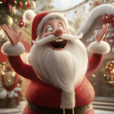 fleport_un_pere_noel_souriant_qui_chante_dans_un_decor_enneige__41ca369f-13a7-48c1-a3d8-9c3d57c419e4