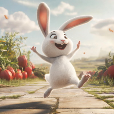 fleport_un_petit_lapin_blanc_qui_danse_dans_un_champs_de_carott_e5b82ab0-1b76-4913-8a57-25e64b14ff81